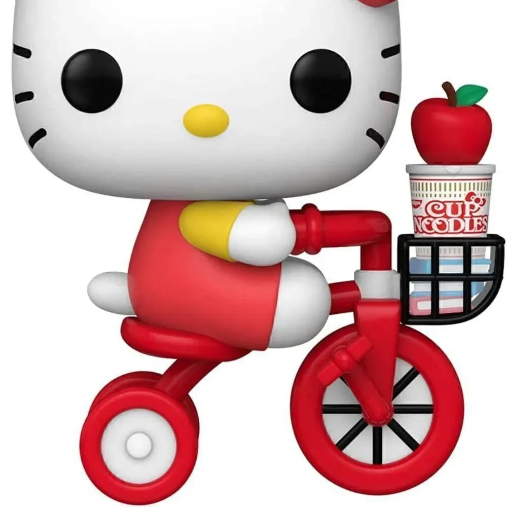 NWT Funko Pop! Sanrio Hello Kitty x Nissin- Hello Kitty on Bike - Picture 8 of 8